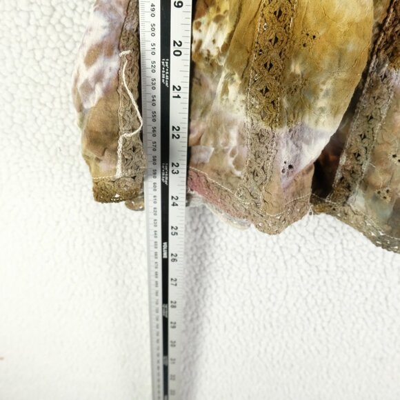 Scully Skirt Womens Large Boho Flare Ethnic Tie Dye Crochet Lace Festival - Picture 5 of 8